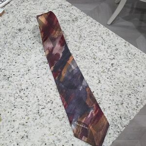 Oscar De La Renta Abstract Silk Tie 4x59
